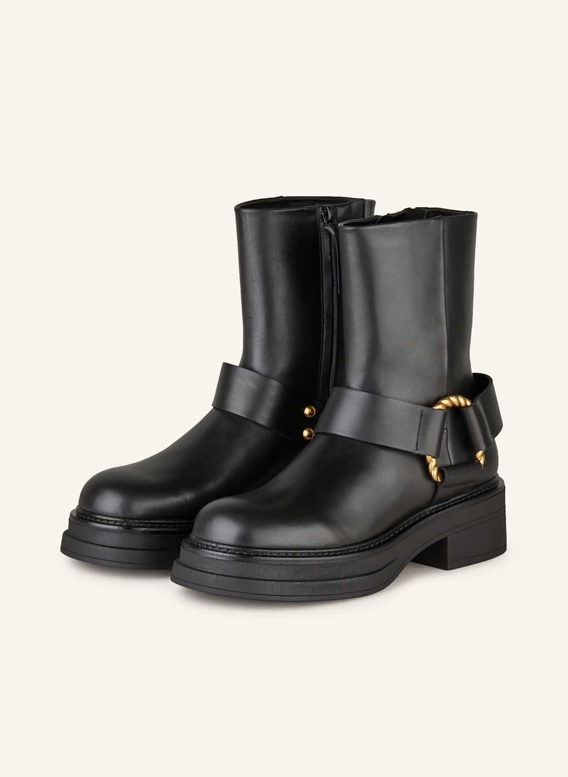 Dorothee Schumacher Biker Boots Chic Sophistication schwarz von dorothee schumacher