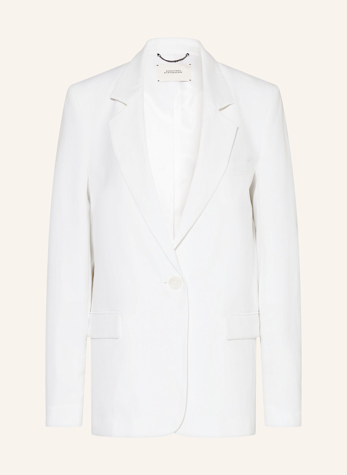 Dorothee Schumacher Blazer Summer Cruise Mit Leinen weiss von dorothee schumacher