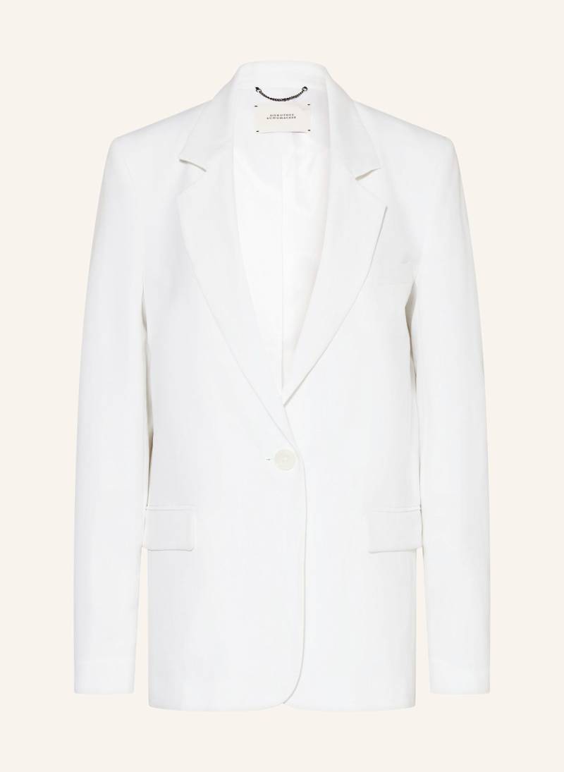 Dorothee Schumacher Blazer Mit Leinen weiss von dorothee schumacher