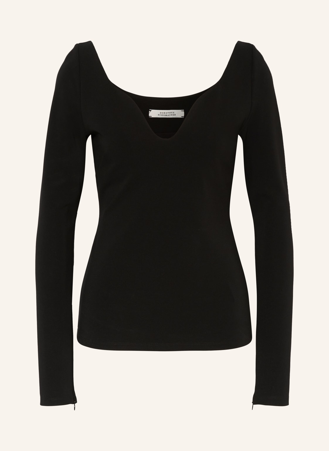 Dorothee Schumacher Longsleeve Soft Shape schwarz von dorothee schumacher