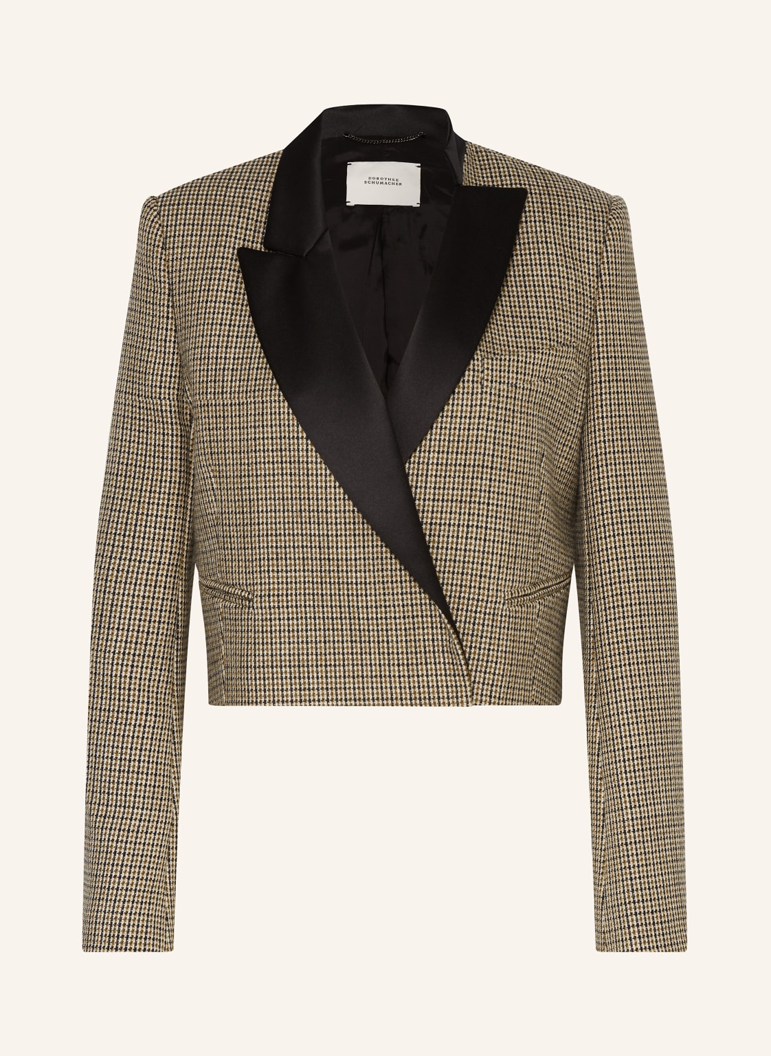 Dorothee Schumacher Cropped-Blazer Graphic Elegance schwarz von dorothee schumacher