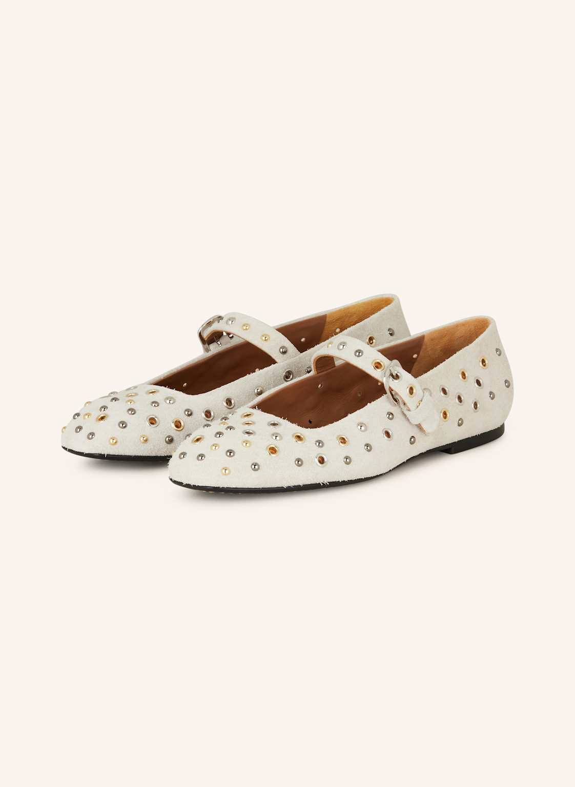 Dorothee Schumacher Mary-Jane-Ballerinas Wild Softness weiss von dorothee schumacher