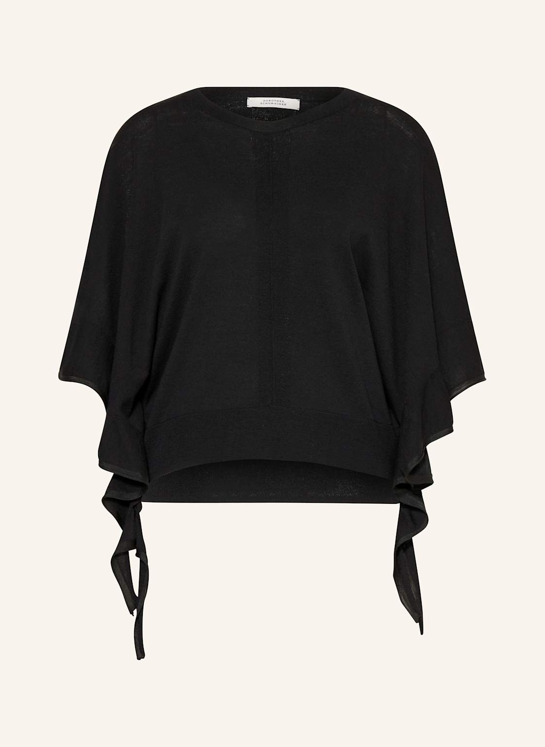 Dorothee Schumacher Pullover Cheerful Moments Mit 3/4-Arm schwarz von dorothee schumacher