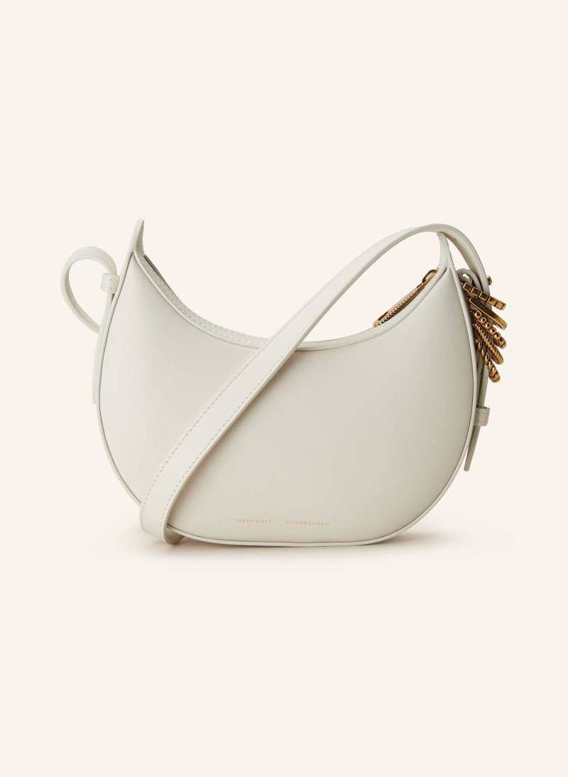 Dorothee Schumacher Schultertasche Half Moon Mini weiss von dorothee schumacher