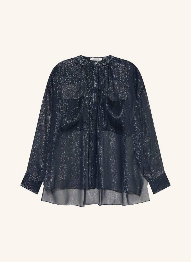 Dorothee Schumacher Seidenbluse Shimmering Shine blau von dorothee schumacher