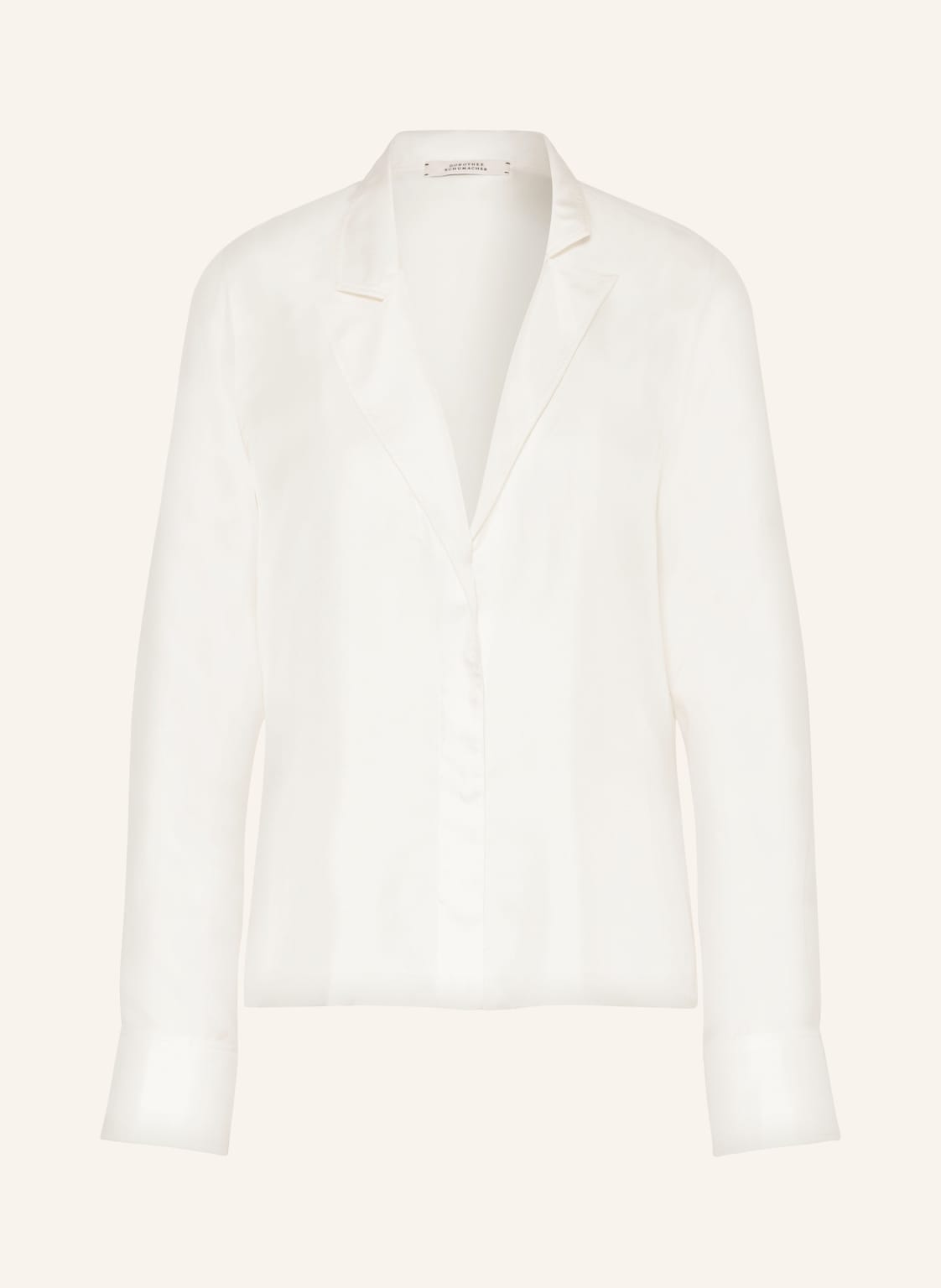 Dorothee Schumacher Seidenbluse Trench It Up Ii weiss von dorothee schumacher