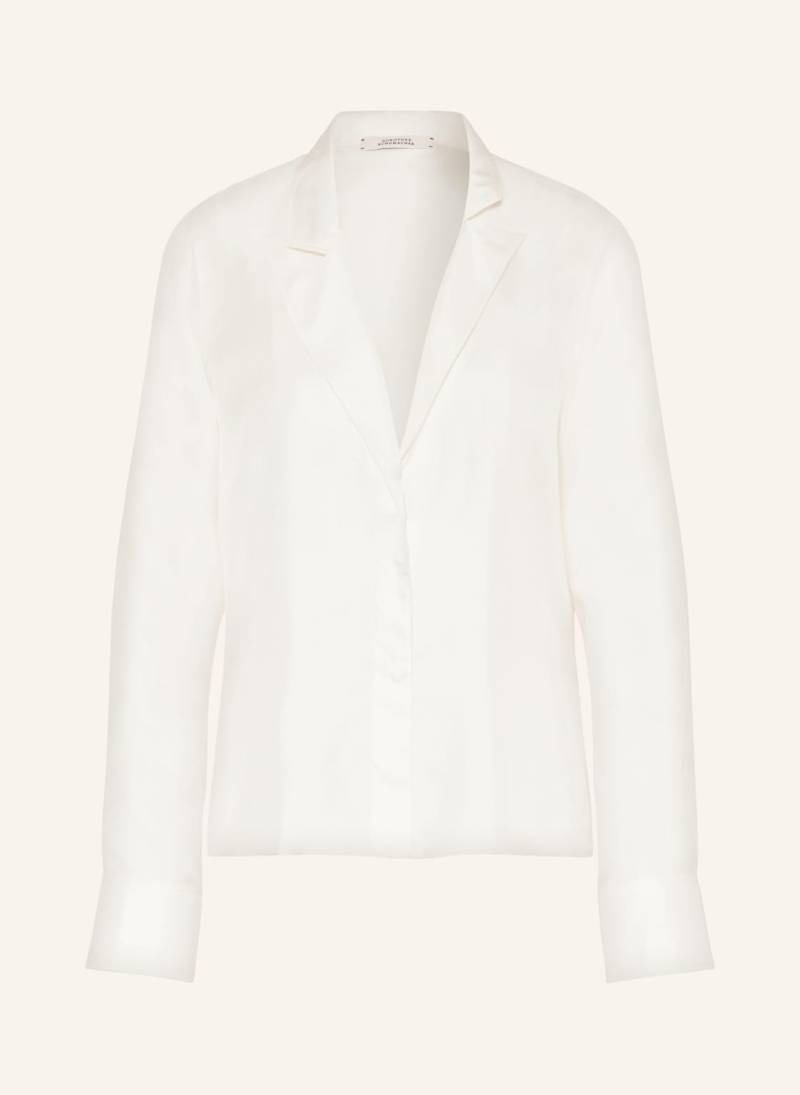 Dorothee Schumacher Seidenbluse Trench It Up Ii weiss von dorothee schumacher