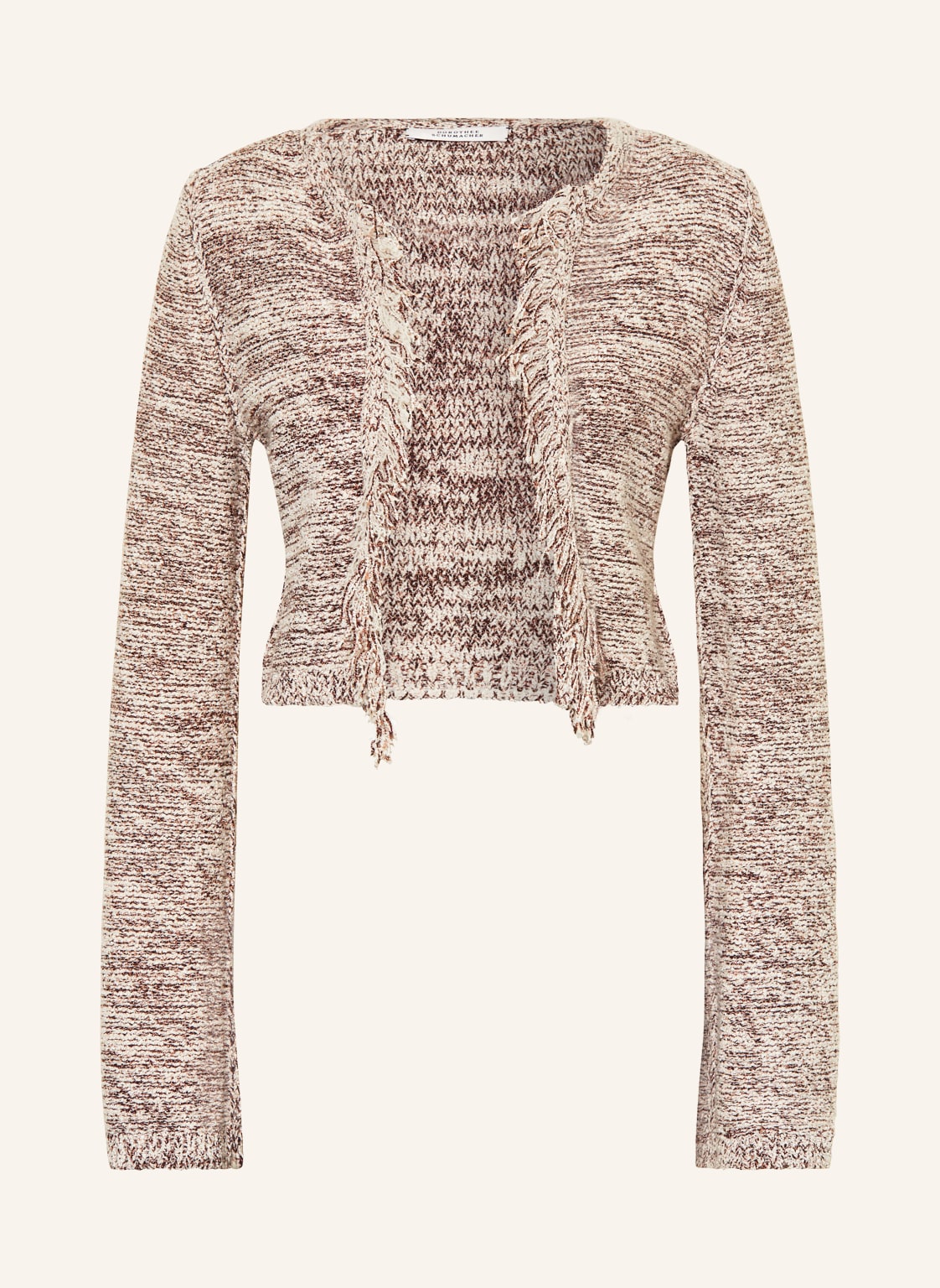 Dorothee Schumacher Strickhülle Autumn Sparkle Cardigan Mit Glitzergarn braun von dorothee schumacher