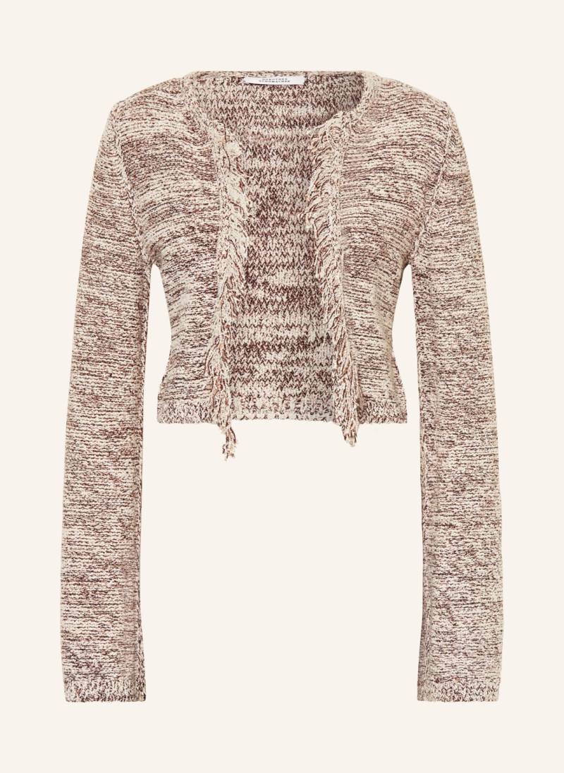 Dorothee Schumacher Strickhülle Autumn Sparkle Cardigan Mit Glitzergarn braun von dorothee schumacher