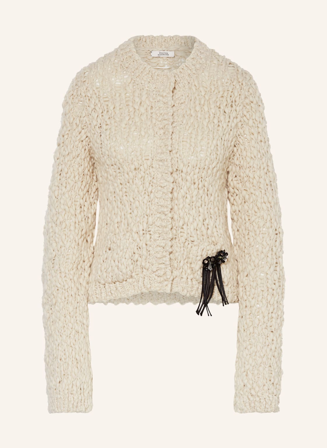 Dorothee Schumacher Strickjacke Bold Ambition beige von dorothee schumacher