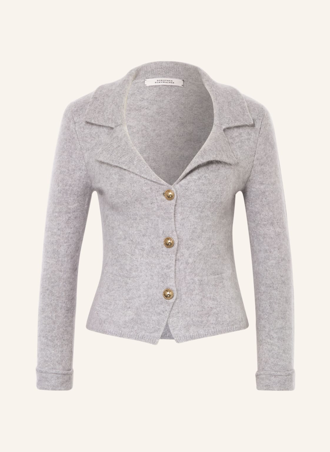 Dorothee Schumacher Strickjacke Mit Cashmere grau von dorothee schumacher