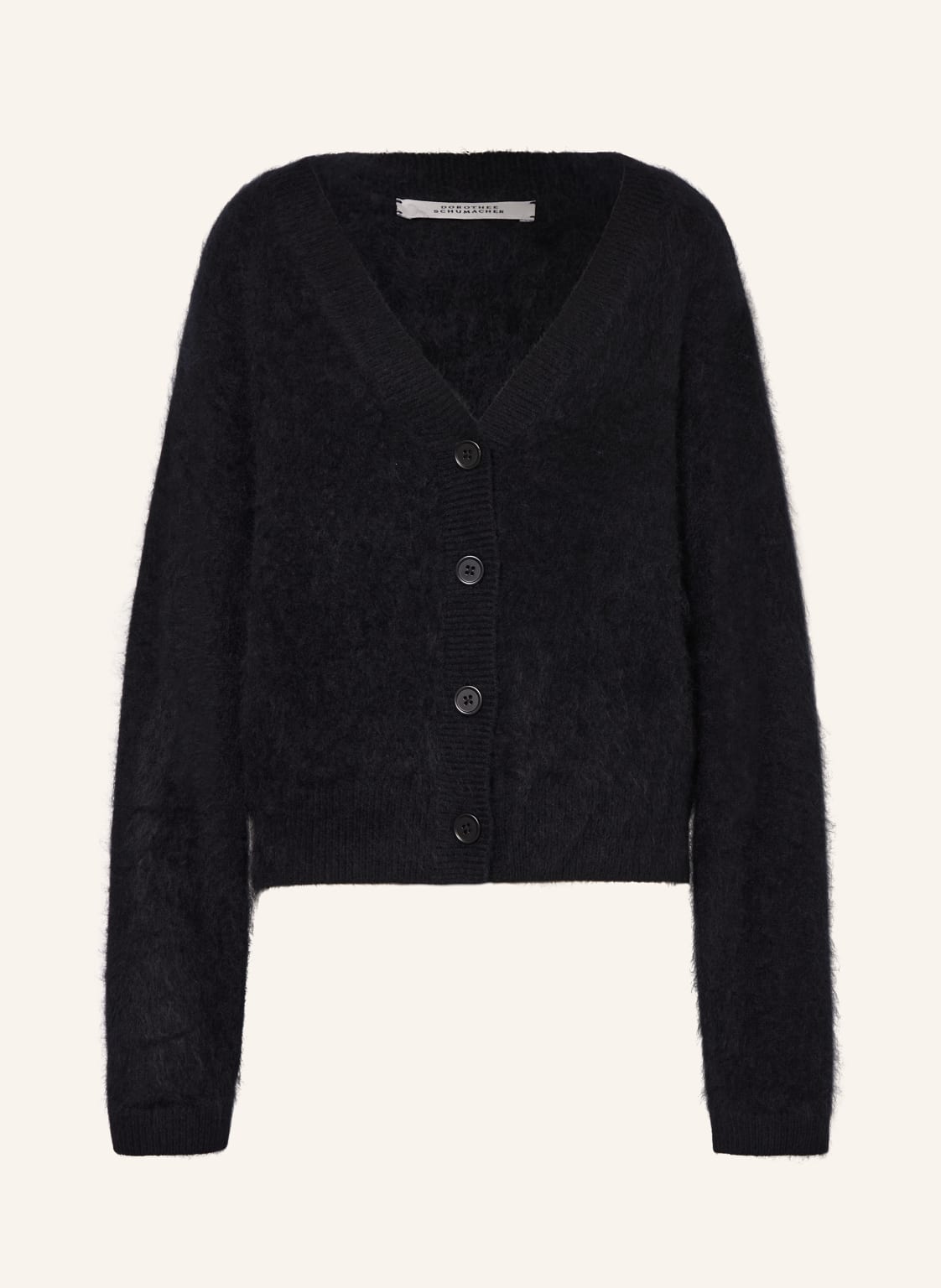 Dorothee Schumacher Strickjacke Mit Cashmere schwarz von dorothee schumacher