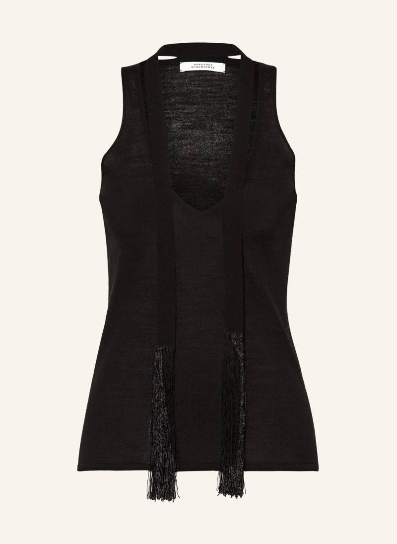 Dorothee Schumacher Stricktop Refined Essentials Top schwarz von dorothee schumacher