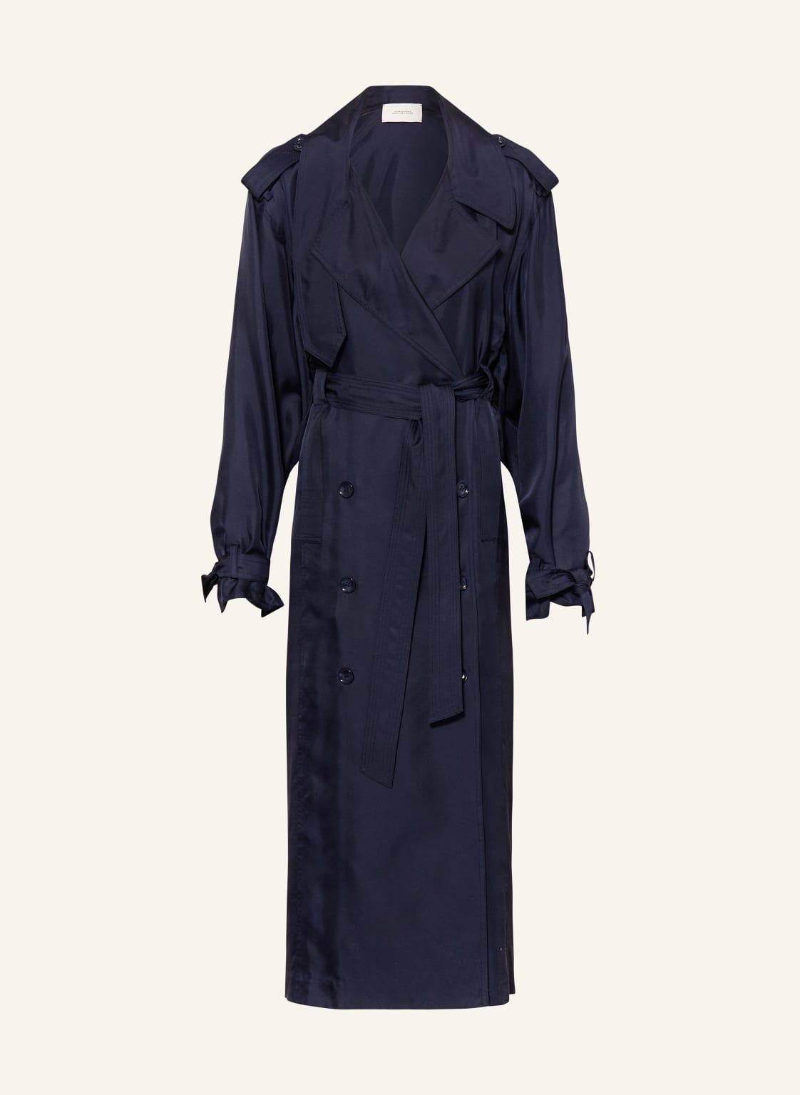 Dorothee Schumacher Trenchcoat Trench It Up Iii Aus Seide blau von dorothee schumacher