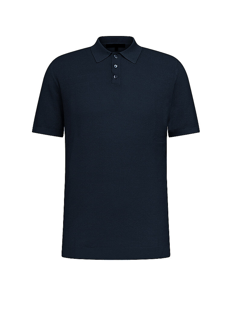 DRYKORN Strickpoloshirt TRITON blau | S von drykorn