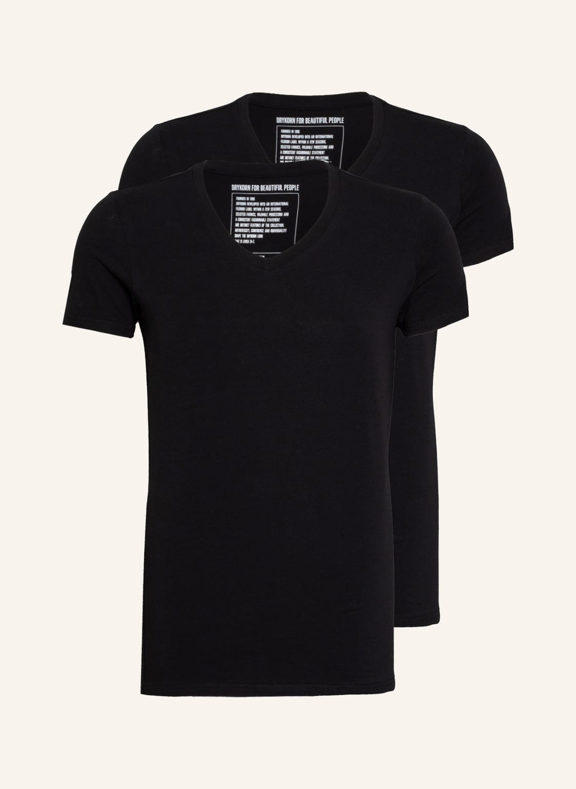 Drykorn 2er-Pack V-Shirts Caris schwarz Drykorn 2er-Pack V-Shirts Caris schwarz von drykorn