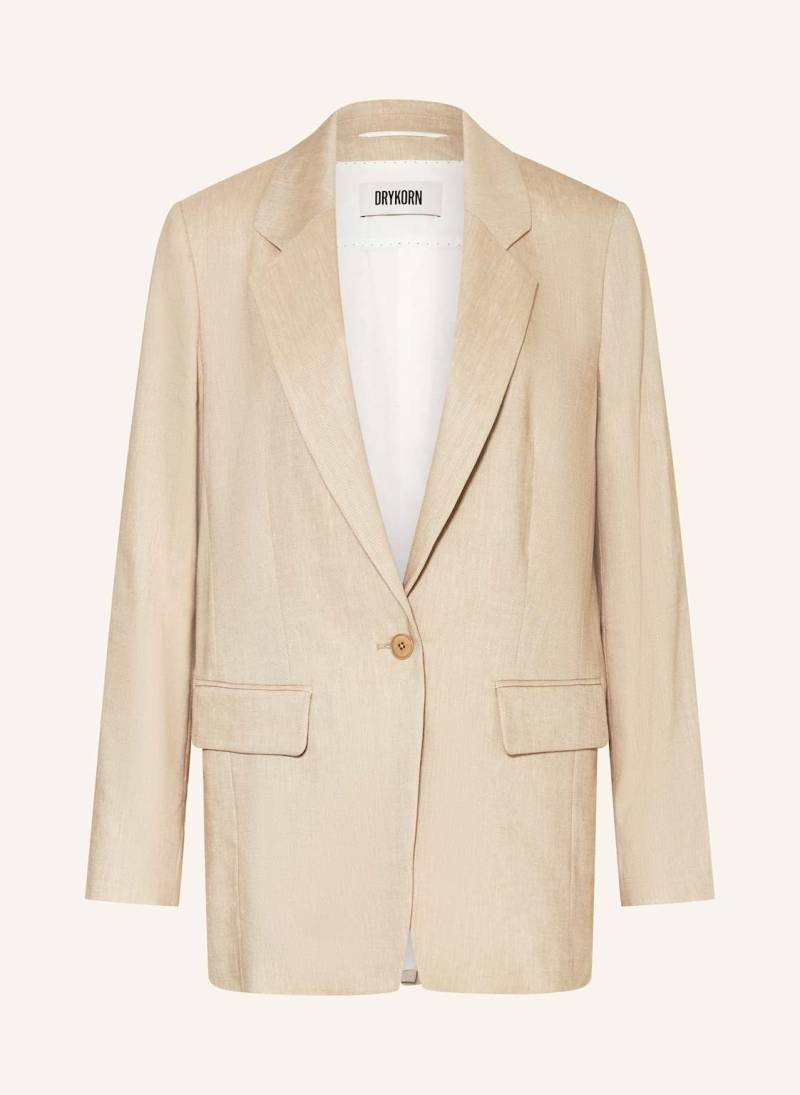 Drykorn Blazer Glendale Mit Leinen beige von drykorn