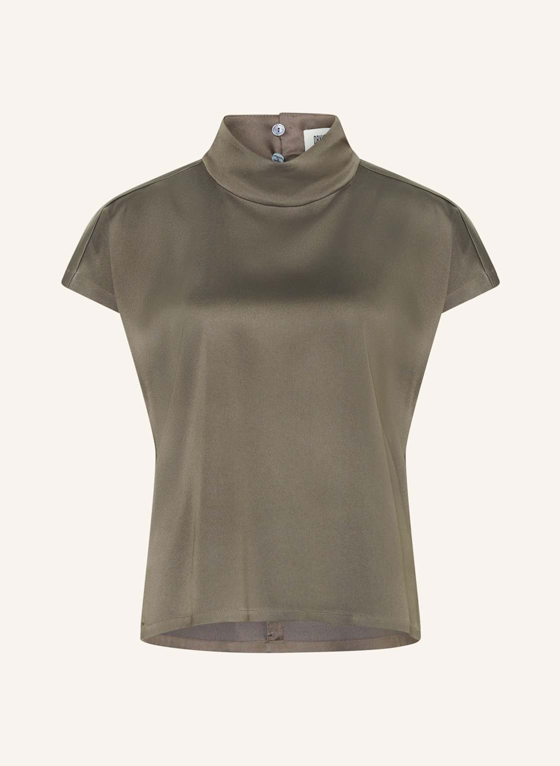 Drykorn Blusenshirt Alaria_1 Aus Satin beige von drykorn