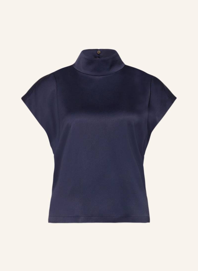 Drykorn Blusenshirt Alaria_1 Aus Satin blau von drykorn