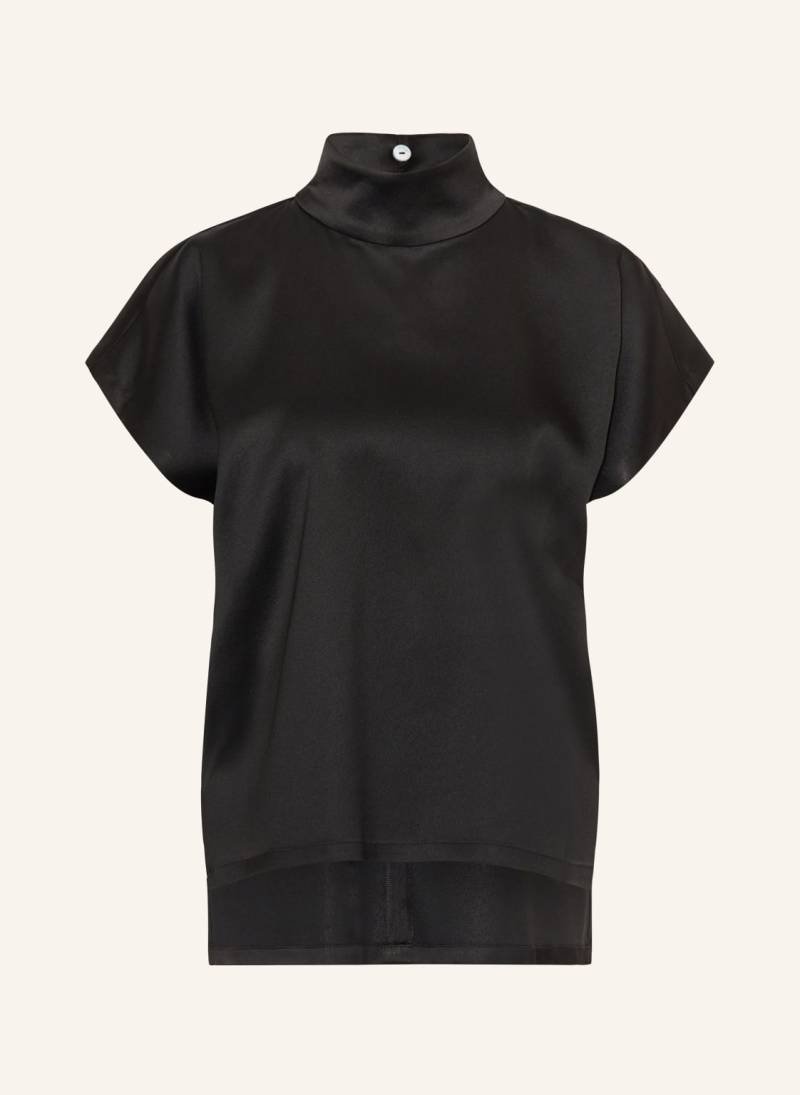 Drykorn Blusenshirt Alaria_1 Aus Satin schwarz von drykorn