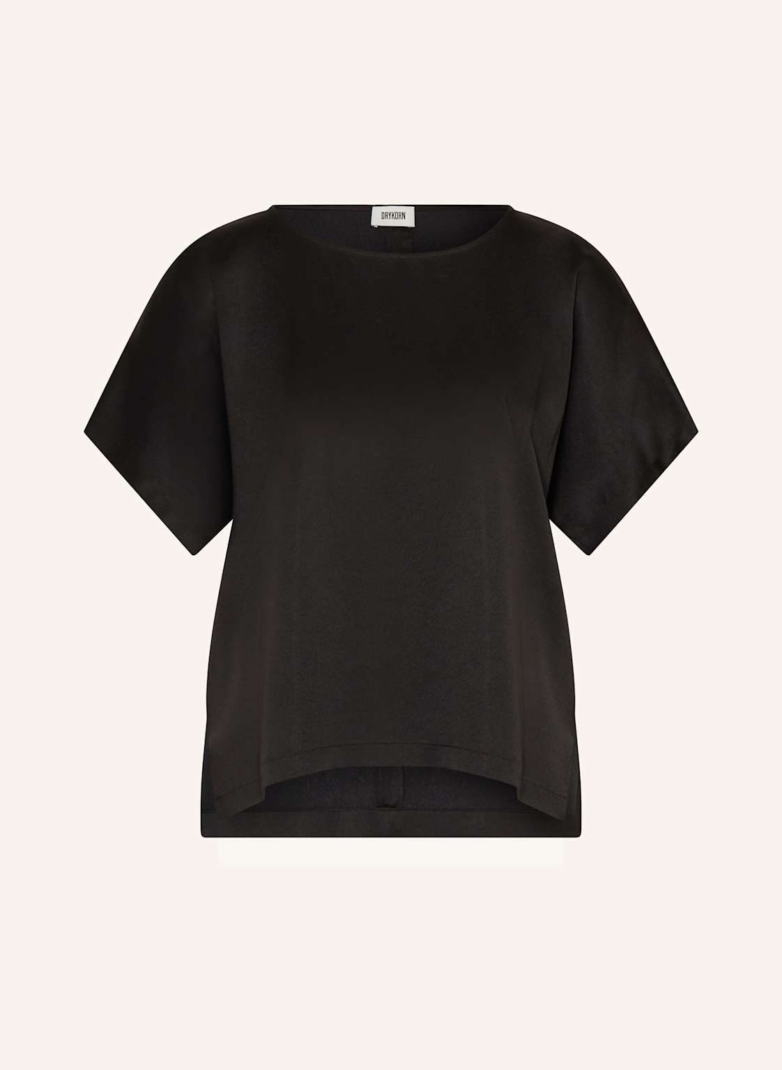 Drykorn Blusenshirt Coramy Aus Satin schwarz von drykorn