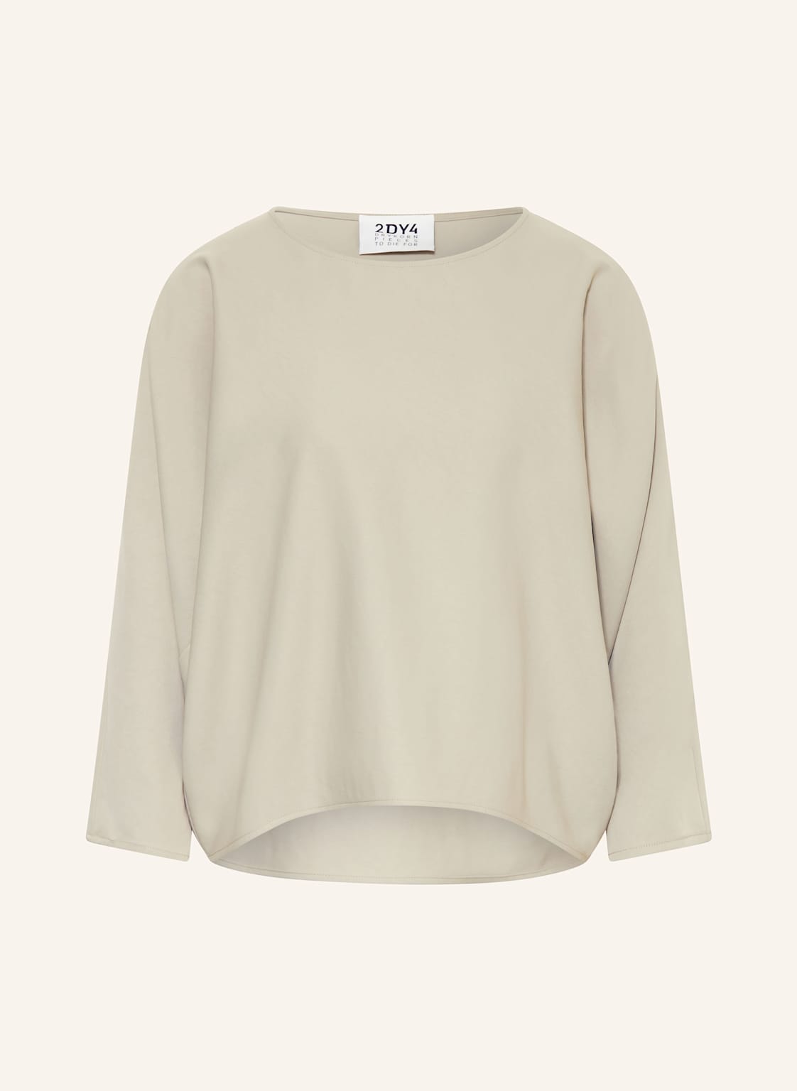 Drykorn Blusenshirt Nialini Aus Satin beige von drykorn