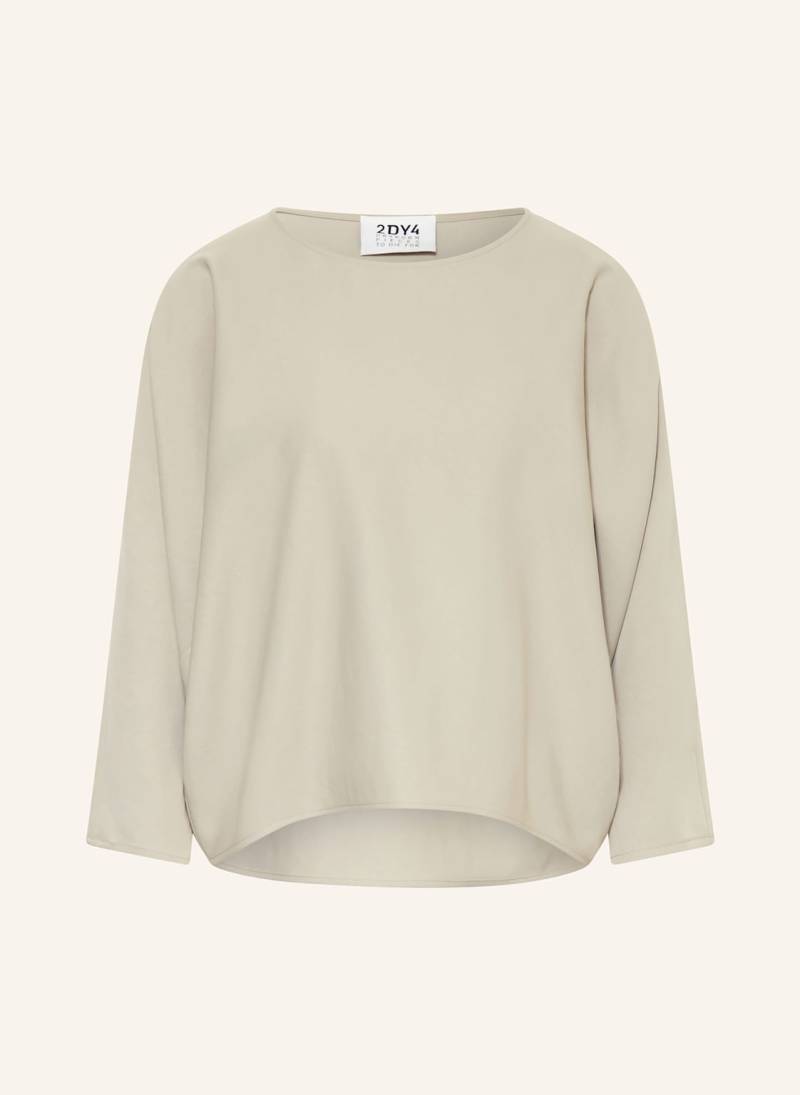 Drykorn Blusenshirt Nialini Aus Satin beige von drykorn