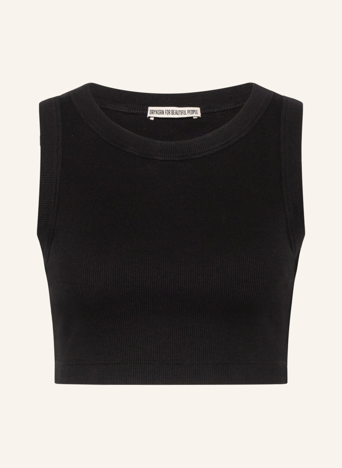 Drykorn Cropped-Top Nadeen schwarz von drykorn