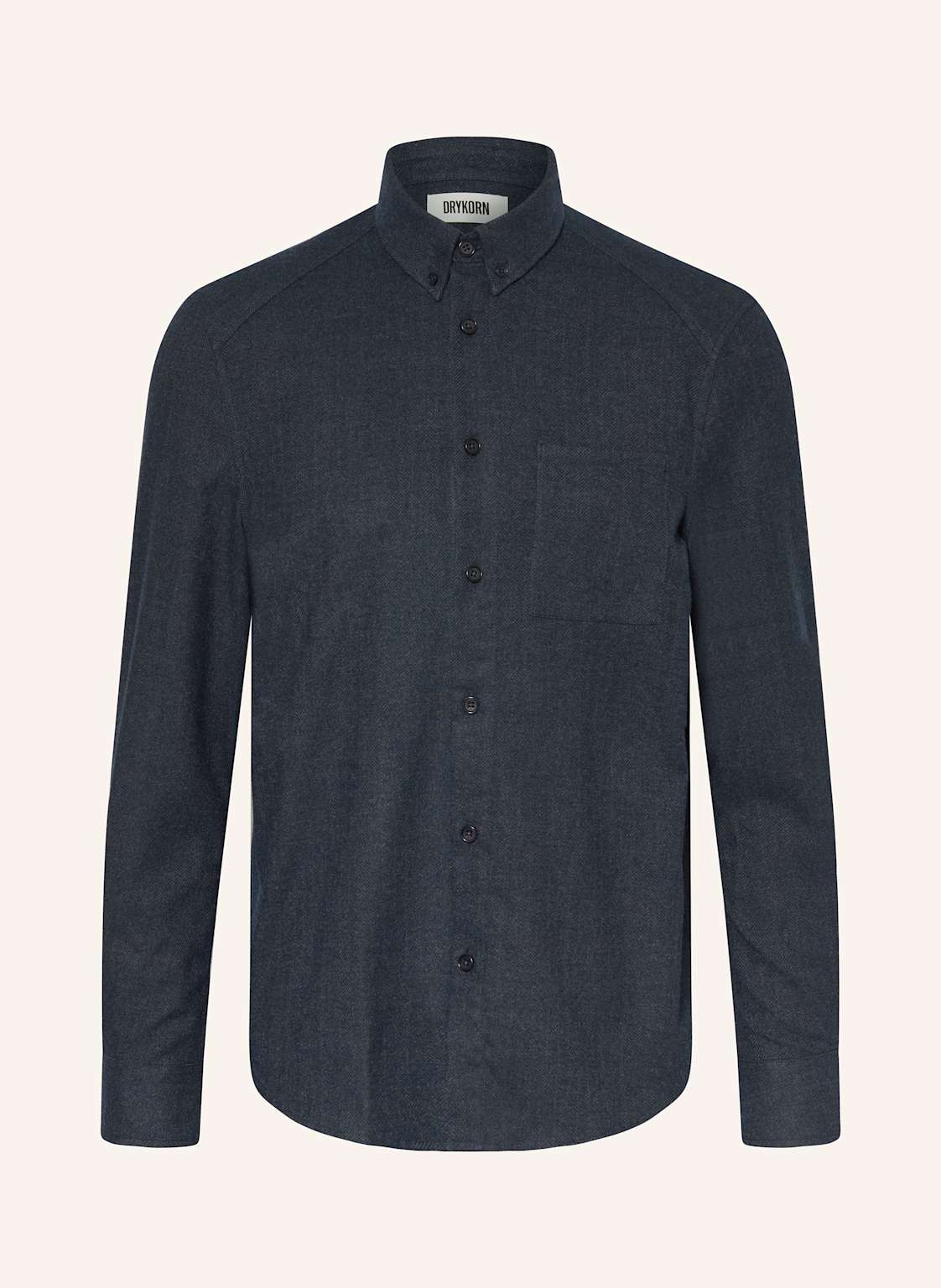Drykorn Flanellhemd Liet Regular Fit blau Drykorn Flanellhemd Liet Regular Fit blau von drykorn