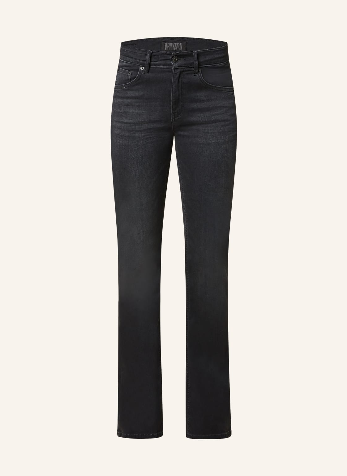 Drykorn Flared Jeans Far grau von drykorn