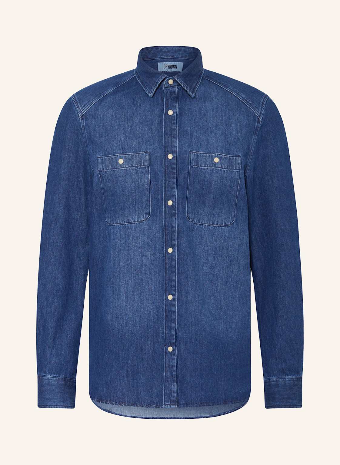 Drykorn Jeanshemd Nowen Regular Fit blau von drykorn