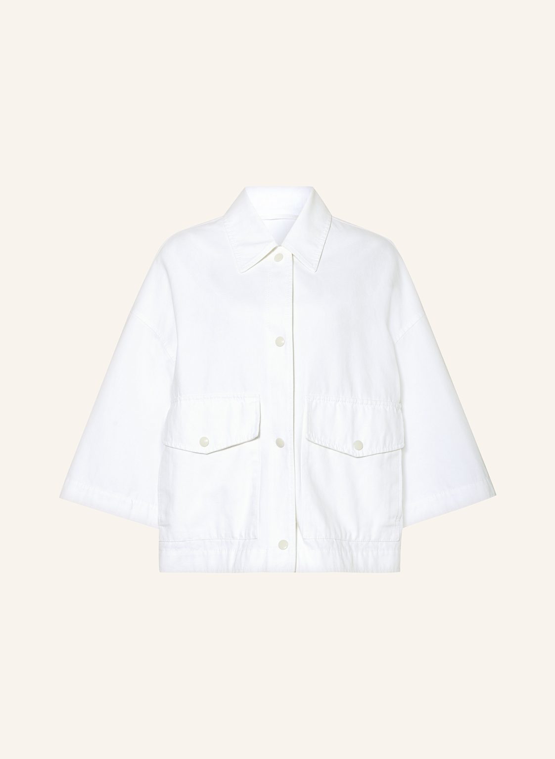 Drykorn Jeansjacke Ans Mit 3/4-Arm weiss Drykorn Jeansjacke Ans Mit 3/4-Arm weiss von drykorn