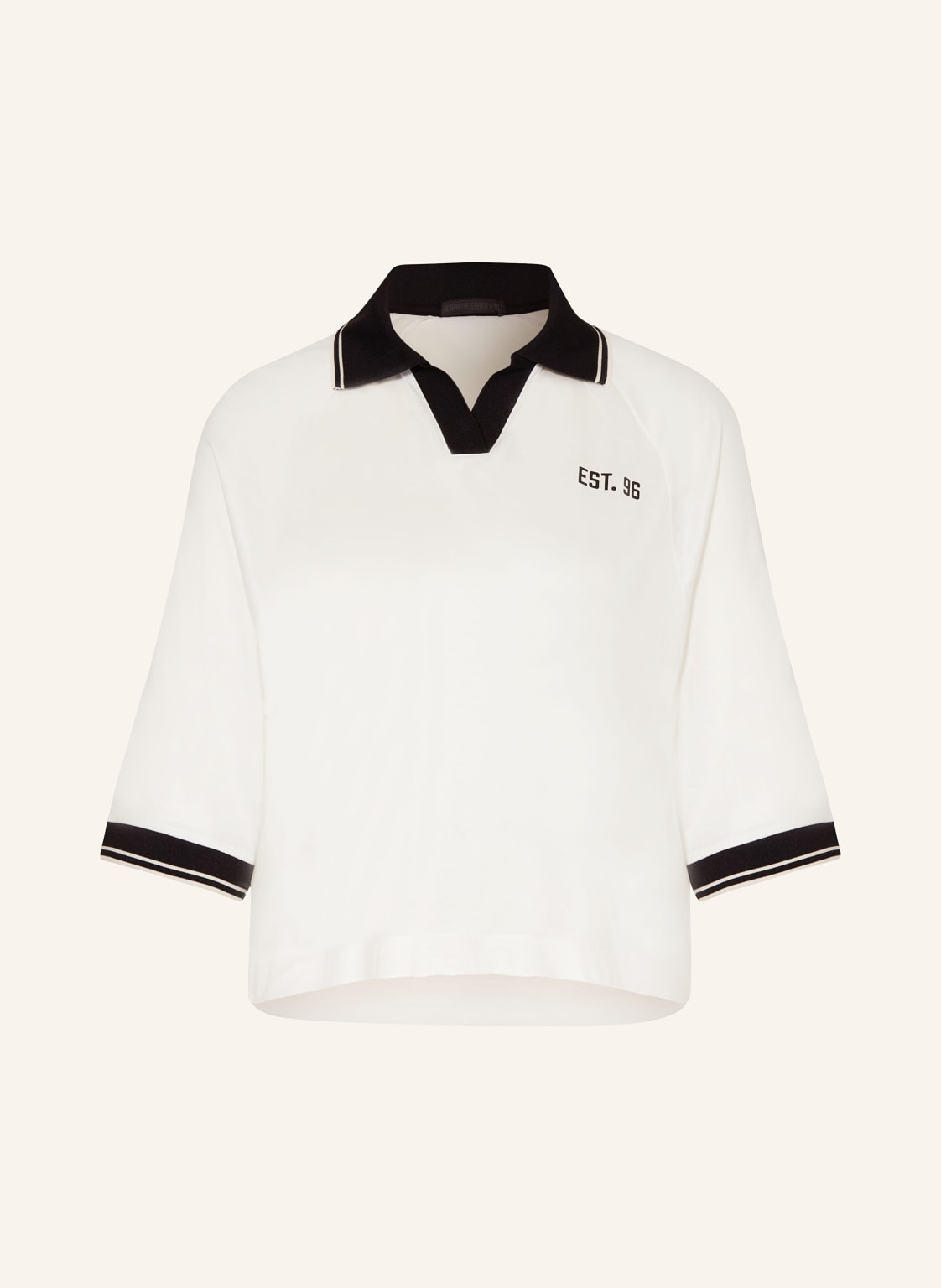 Drykorn Jersey-Poloshirt Tunira weiss Drykorn Jersey-Poloshirt Tunira weiss von drykorn