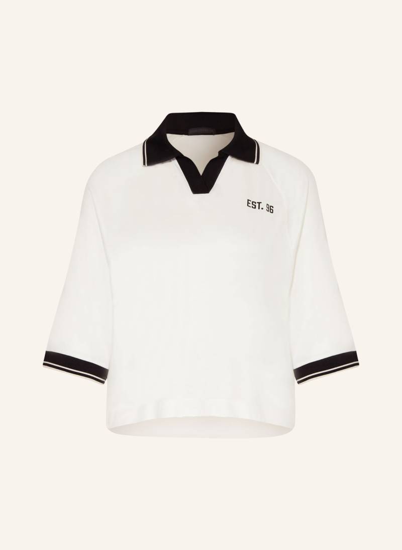 Drykorn Jersey-Poloshirt Tunira weiss von drykorn