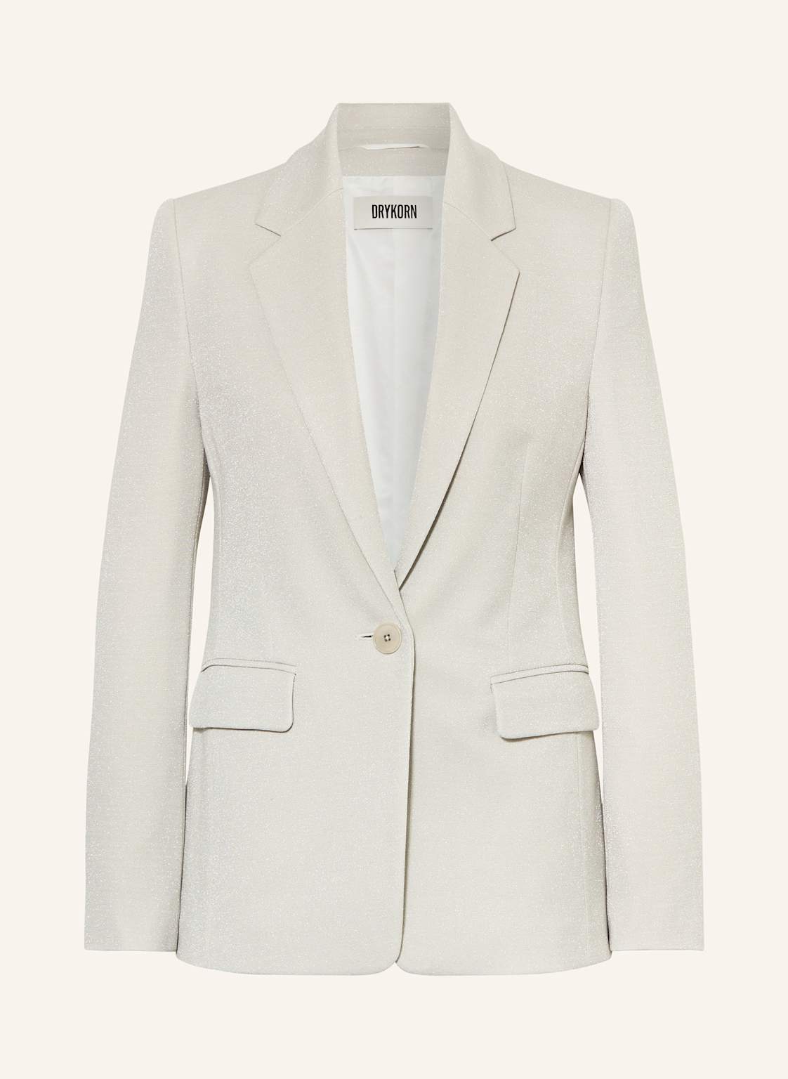 Drykorn Jerseyblazer Atlin Mit Glitzergarn weiss Drykorn Jerseyblazer Atlin Mit Glitzergarn weiss von drykorn