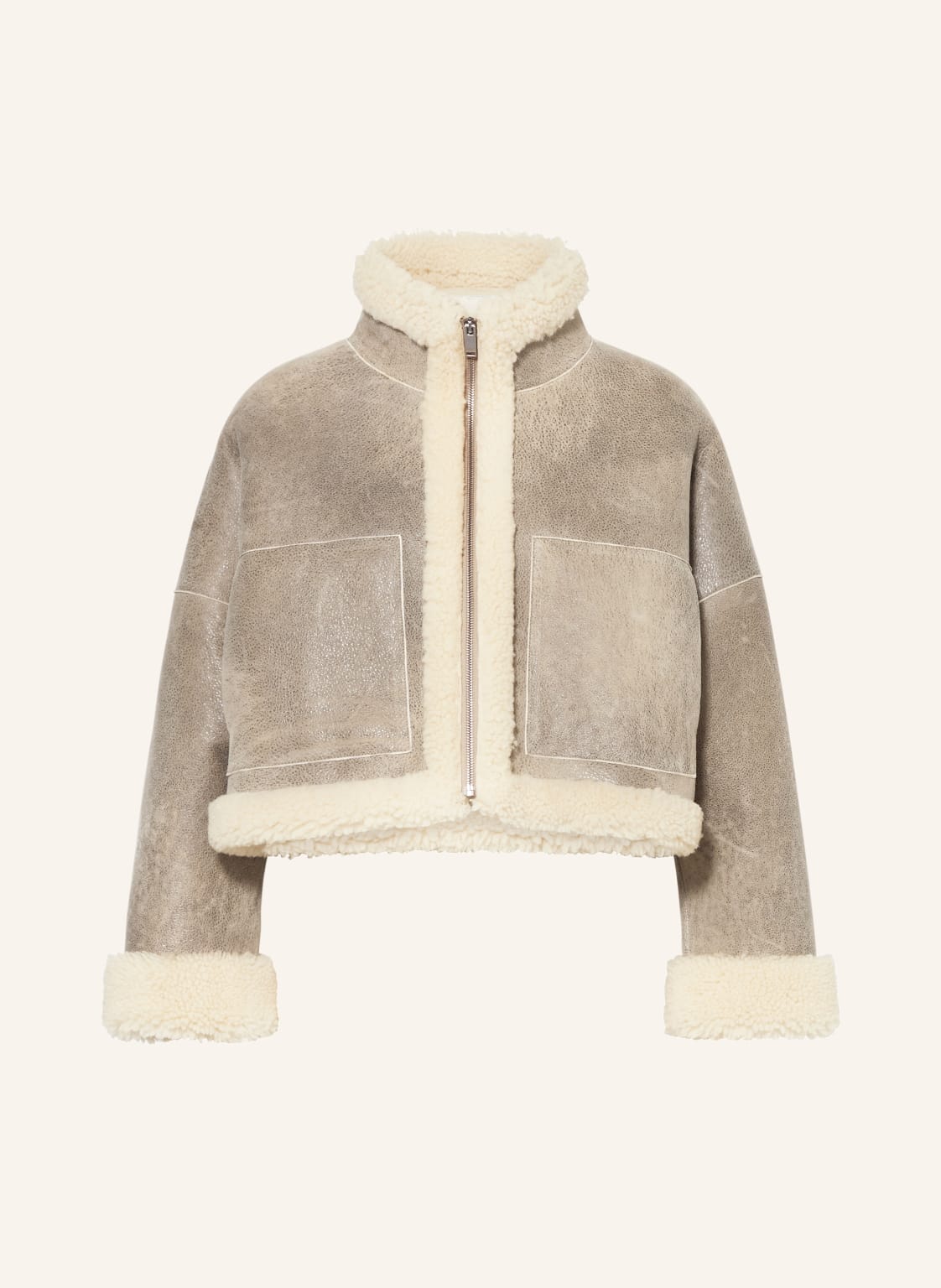 Drykorn Lederjacke Elstow Mit Echtfell braun Drykorn Lederjacke Elstow Mit Echtfell braun von drykorn