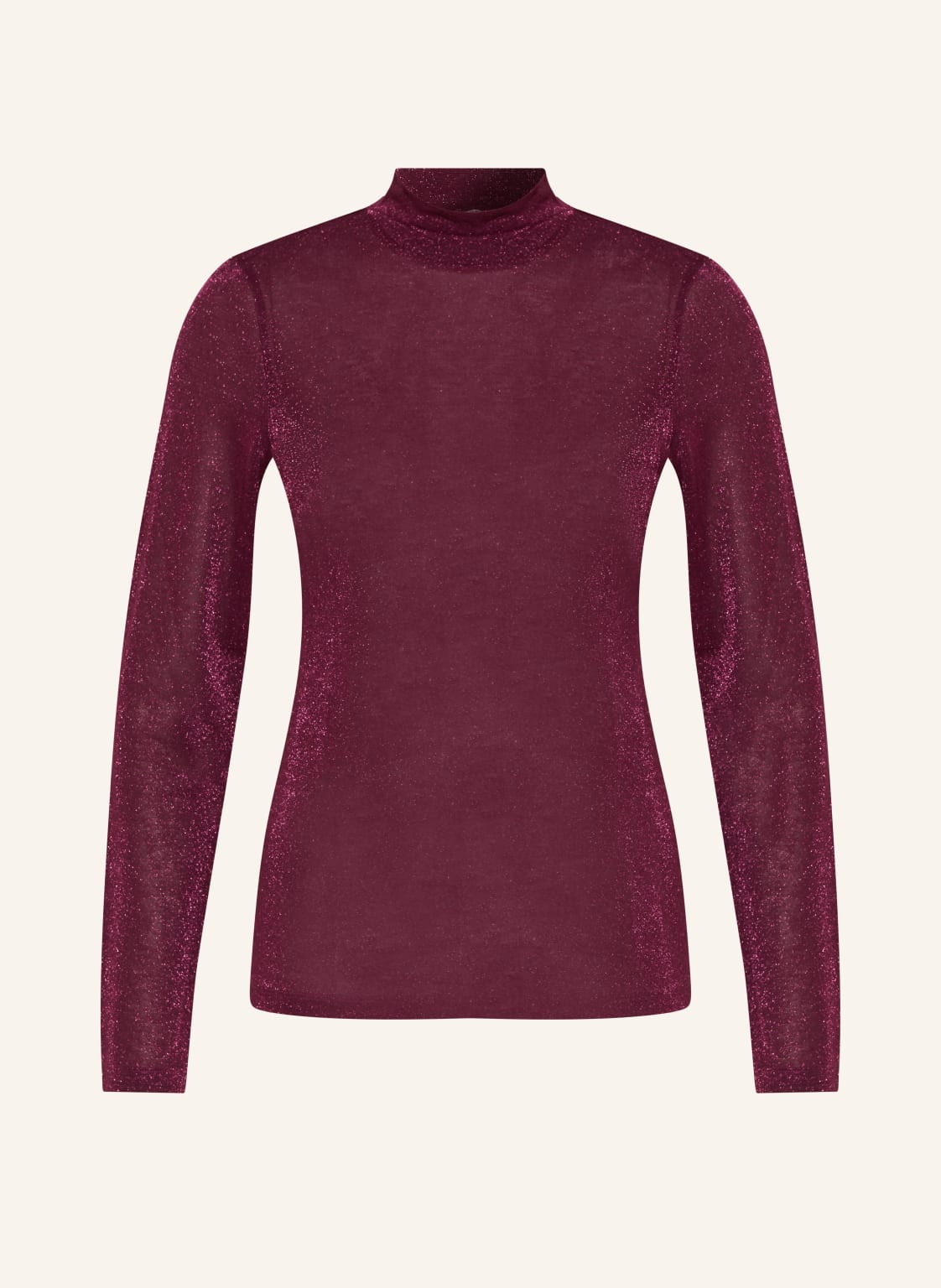 Drykorn Longsleeve Fjola Mit Glitzergarn lila von drykorn