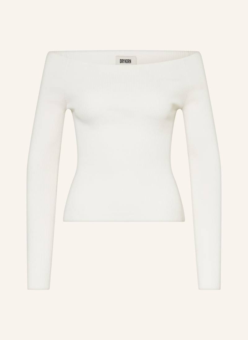Drykorn Off-Shoulder-Longsleeve Amayla weiss von drykorn