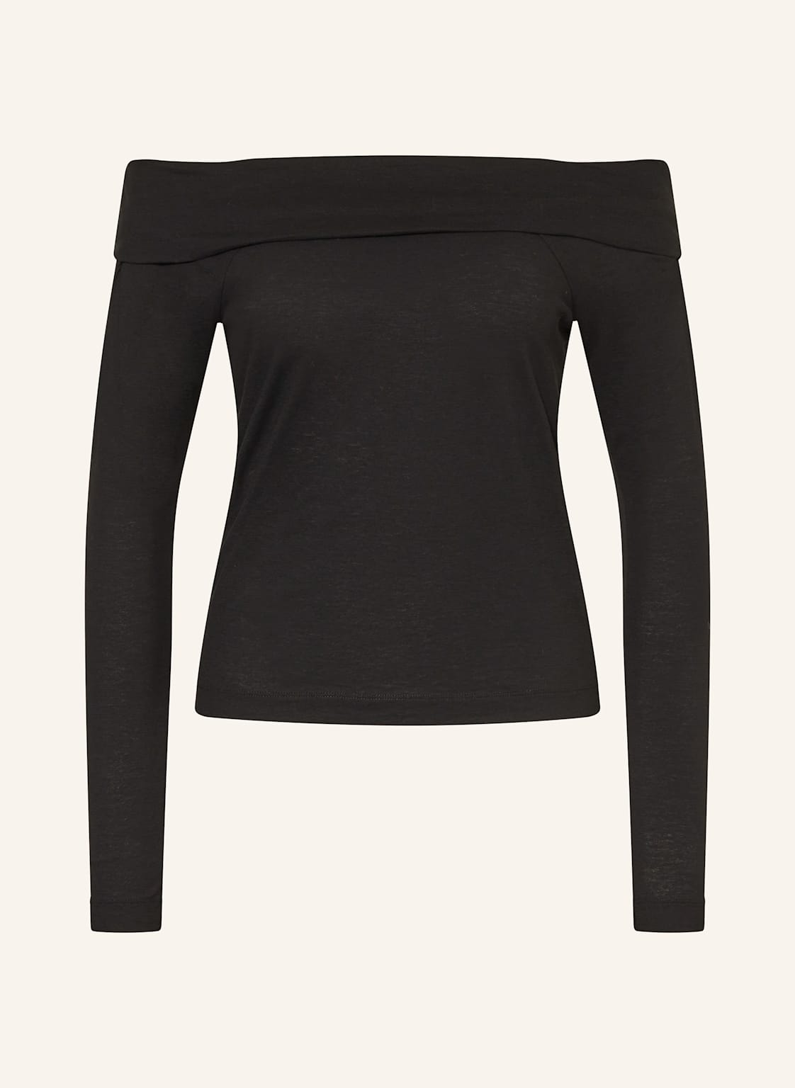 Drykorn Off-Shoulder-Longsleeve Araya schwarz von drykorn