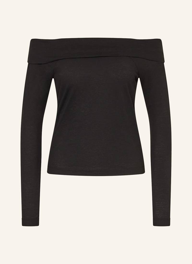 Drykorn Off-Shoulder-Longsleeve Araya schwarz von drykorn