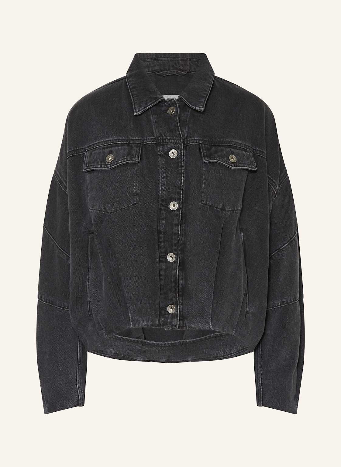 Drykorn Oversized-Jeansjacke Blaxton schwarz Drykorn Oversized-Jeansjacke Blaxton schwarz von drykorn