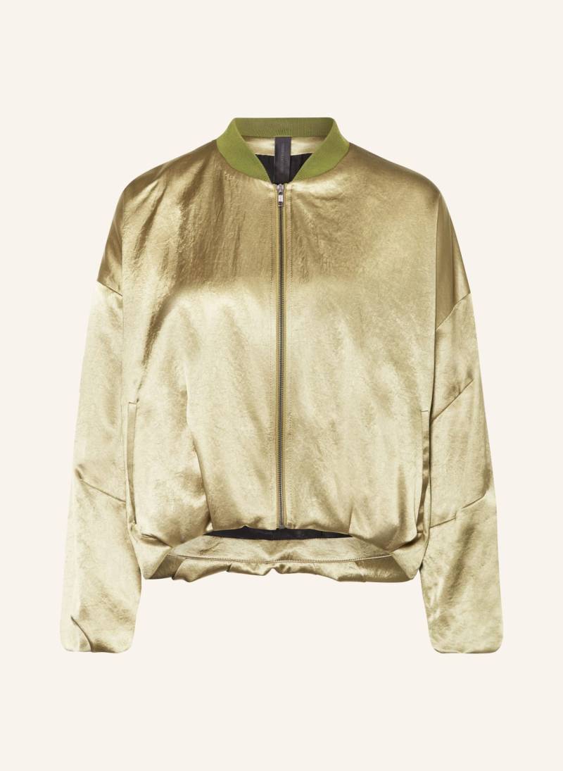 Drykorn Satin-Blouson Braddan gruen von drykorn