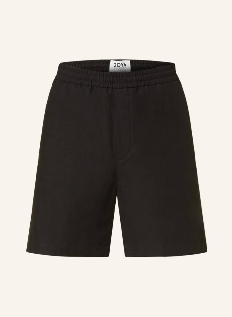 Drykorn Shorts Sayo Mit Leinen schwarz von drykorn