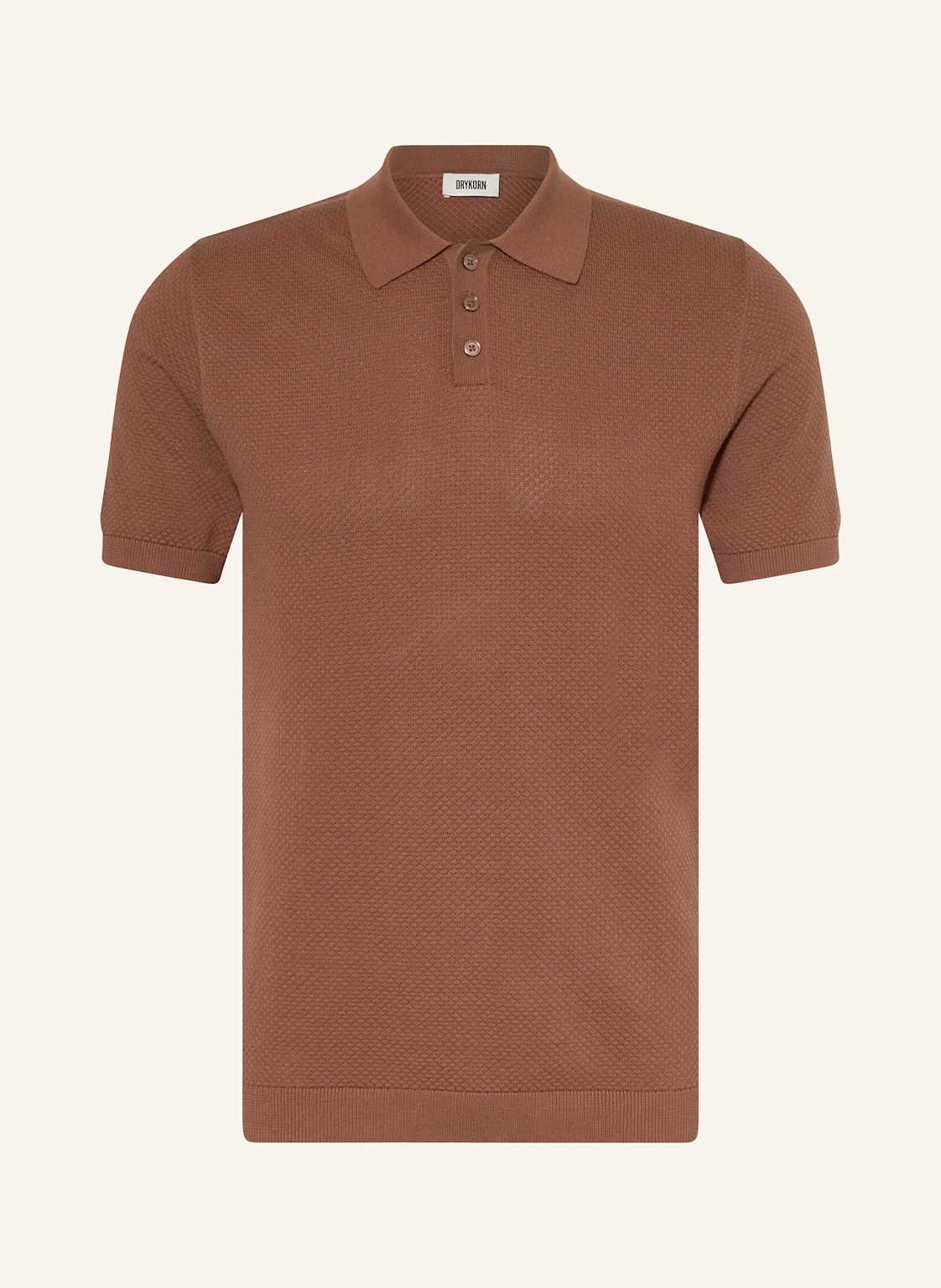 Drykorn Strick-Poloshirt Triton braun Drykorn Strick-Poloshirt Triton braun von drykorn