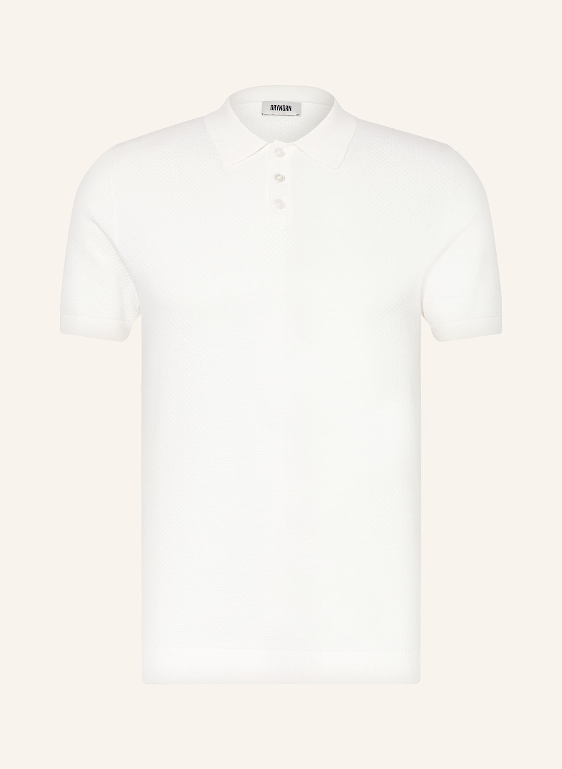 Drykorn Strick-Poloshirt Triton weiss Drykorn Strick-Poloshirt Triton weiss von drykorn
