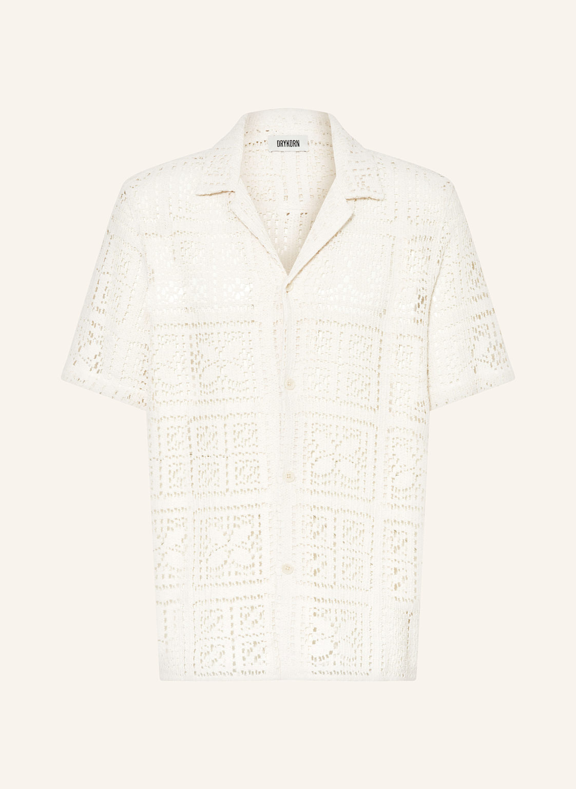 Drykorn Strickhemd Bijan Comfort Fit weiss Drykorn Strickhemd Bijan Comfort Fit weiss von drykorn