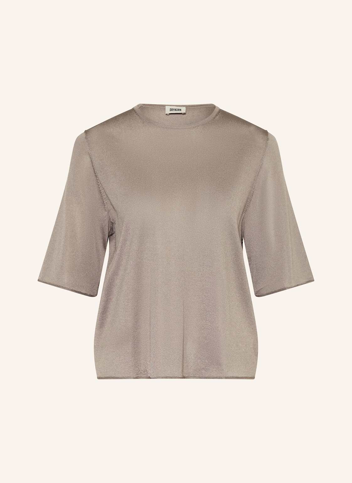 Drykorn Strickshirt Nisle beige von drykorn