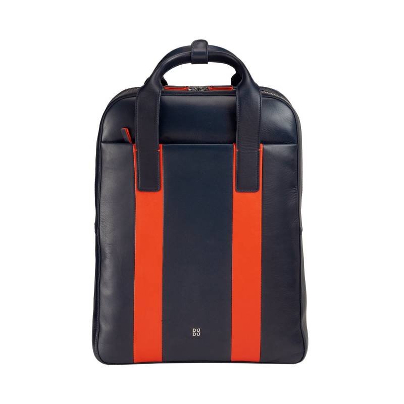 Londra - Lederrucksack 16" Navy von dudubags