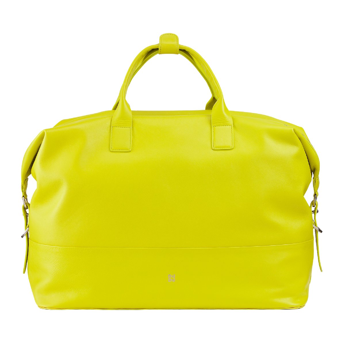 Miami - Reisetasche aus Leder in Lime von dudubags