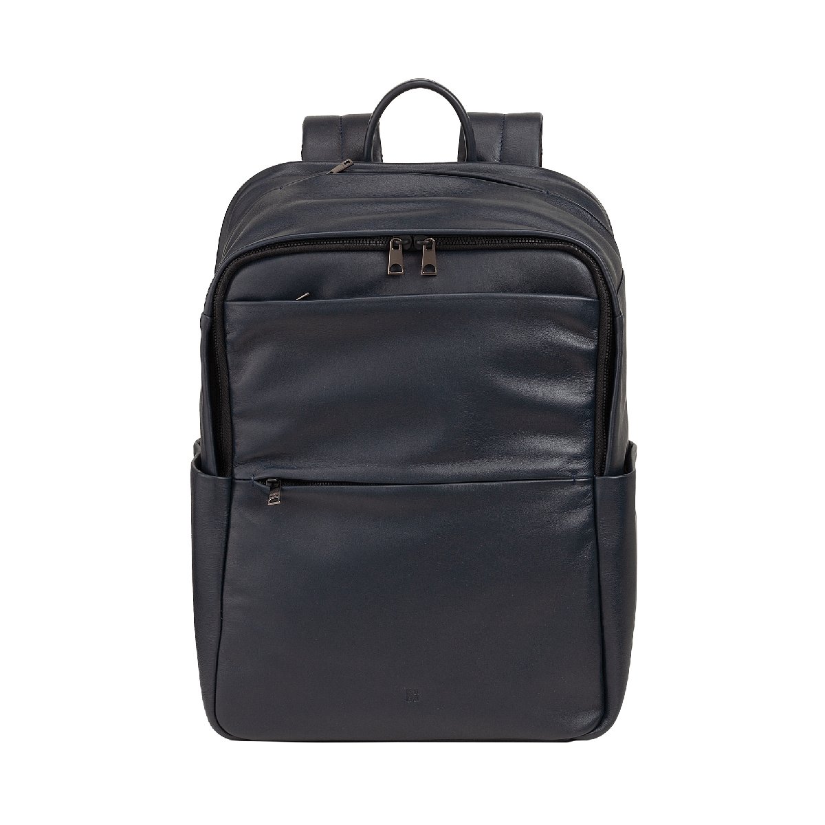 Sydney - Lederrucksack 16" Navy von dudubags